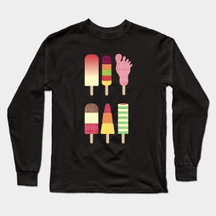 Retro Ice Lolly Long Sleeve T-Shirt